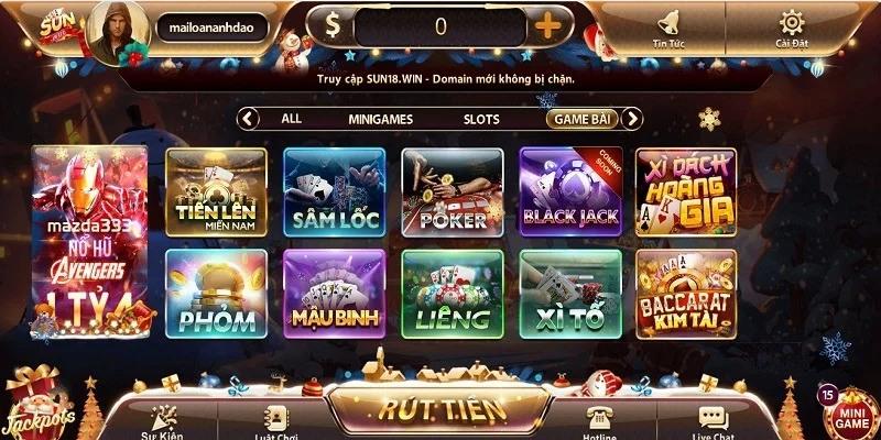 Game bài đổi thưởng Sunwin